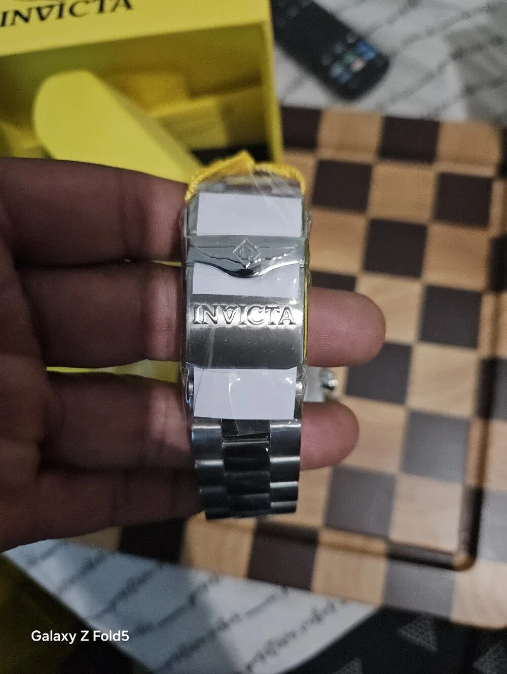 Invicta Bolt Men's Silver Stainless Steel Chronograph Watch 52mm